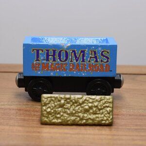 Magic Railroad Blue Cargo Car Thomas & Friends Wooden Railway Trains 2000